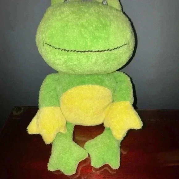 Ty Pluffies Ponds Frog Plush Stuffed Animal - Picture 2 of 6